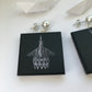 Ernst Haeckel art earrings