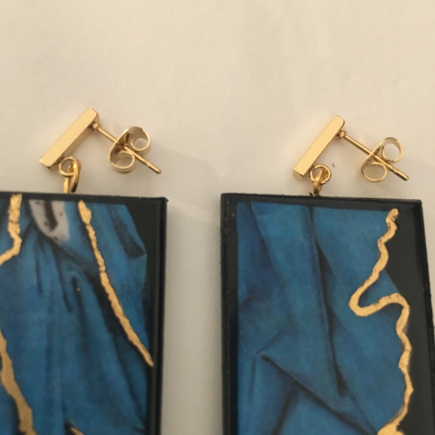 Madonna art painting earrings