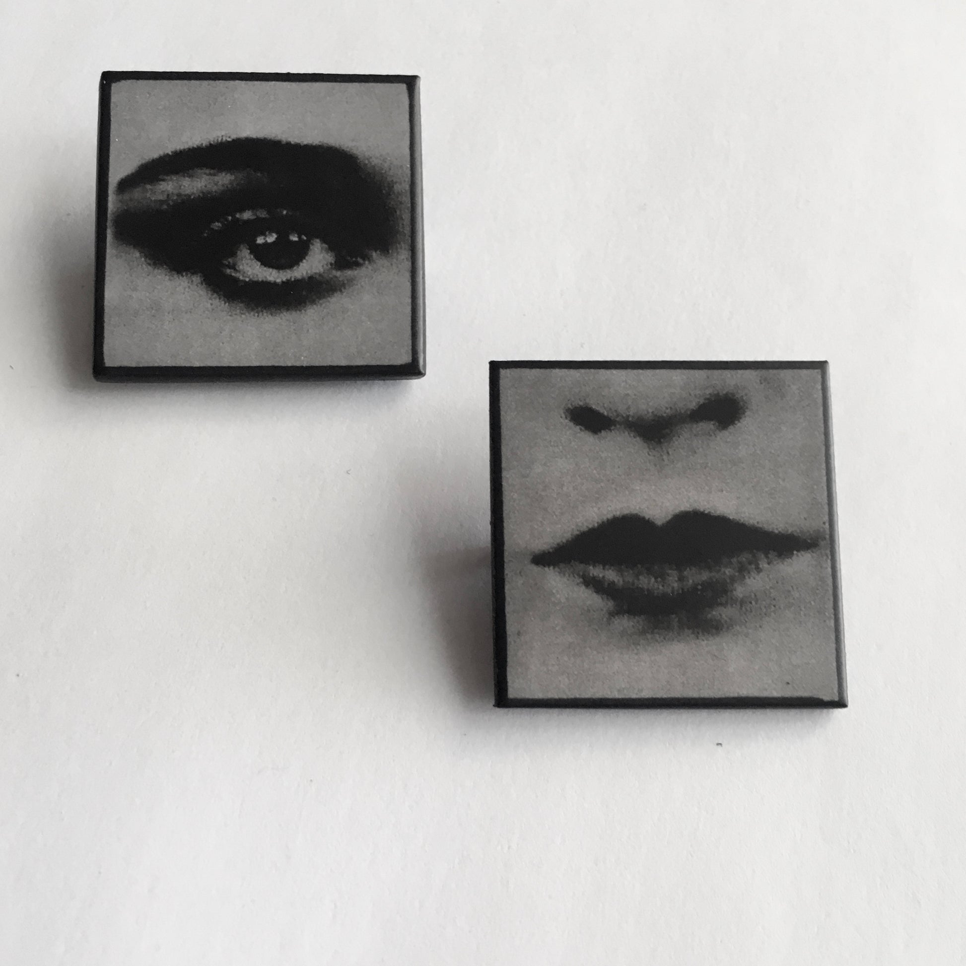 Museum-Inspired Sustainable Brooches Bauhaus Detail Brooch Set Obljewellery