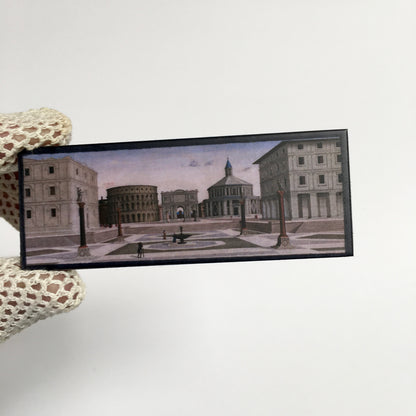 Museum-Inspired Sustainable Brooches The IdealCity of Urbino, Berlin and Baltimore brooches Obljewellery