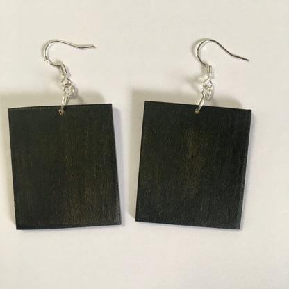 Museum-Inspired Sustainable Earrings Paul Klee art earrings Obljewellery