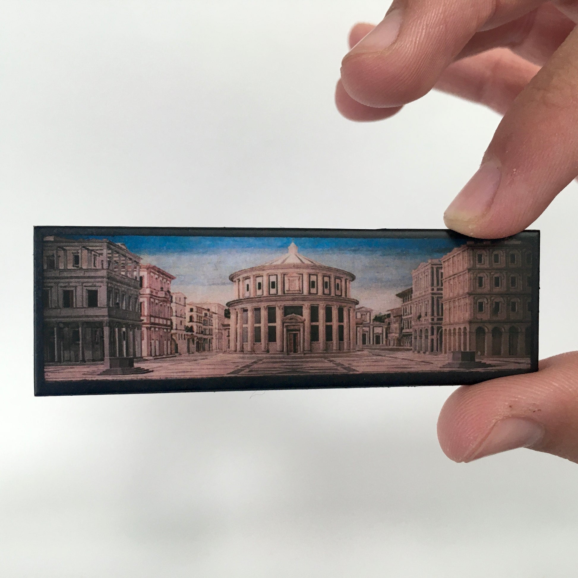 Museum-Inspired Sustainable Brooches Urbino prospective, art brooch Obljewellery