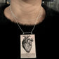 Anatomical heart necklace