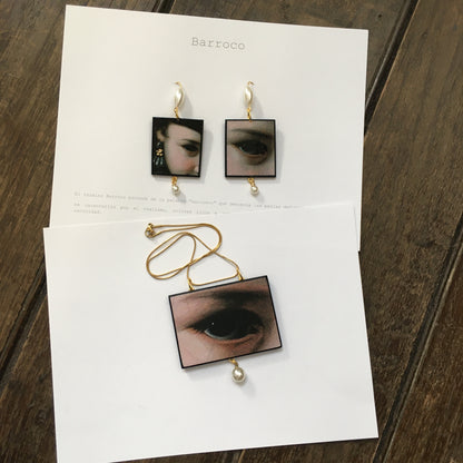 Museum-Inspired Sustainable Jewellery Sets Baroque art jewellery set Obljewellery