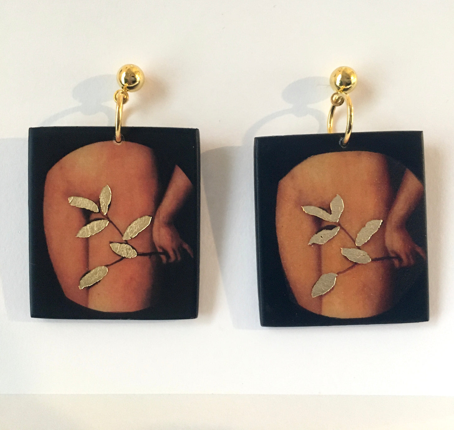 Eve, first woman art earrings