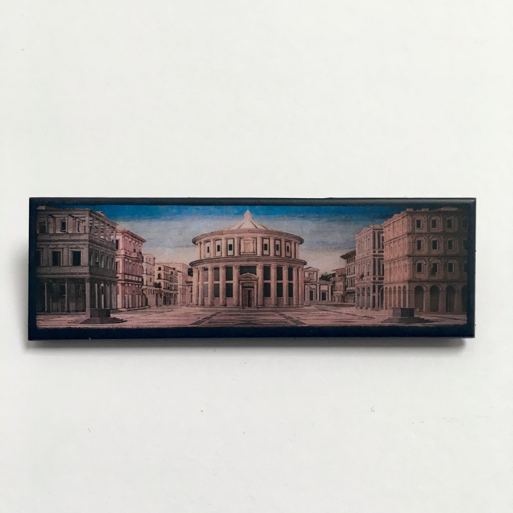 Museum-Inspired Sustainable Brooches Urbino prospective, art brooch Obljewellery
