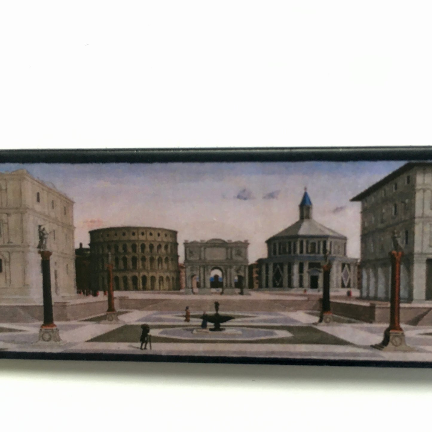Museum-Inspired Sustainable Brooches The Ideal City, sustainable artsy brooch Obljewellery