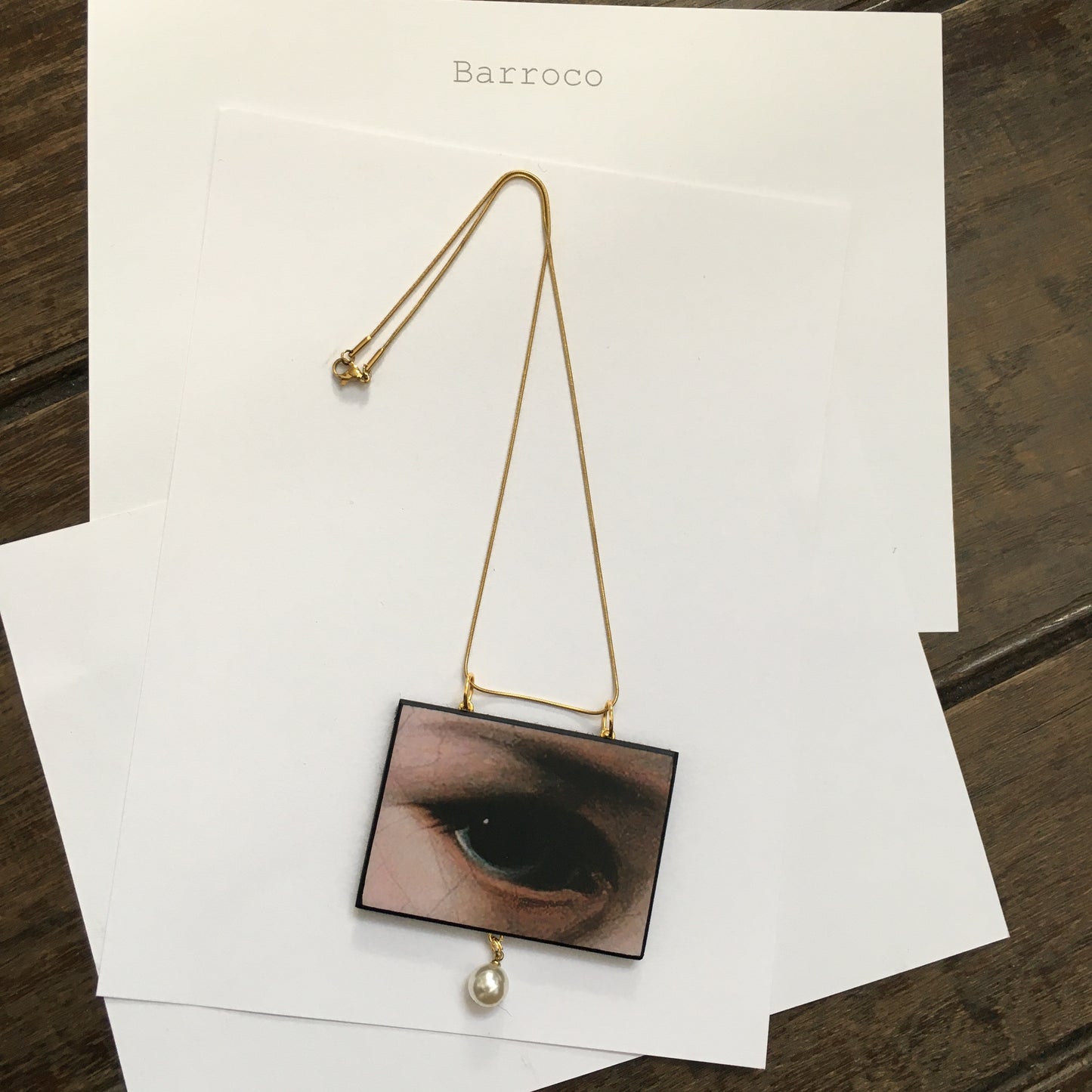 Museum-Inspired Sustainable Jewellery Sets Baroque art jewellery set Obljewellery