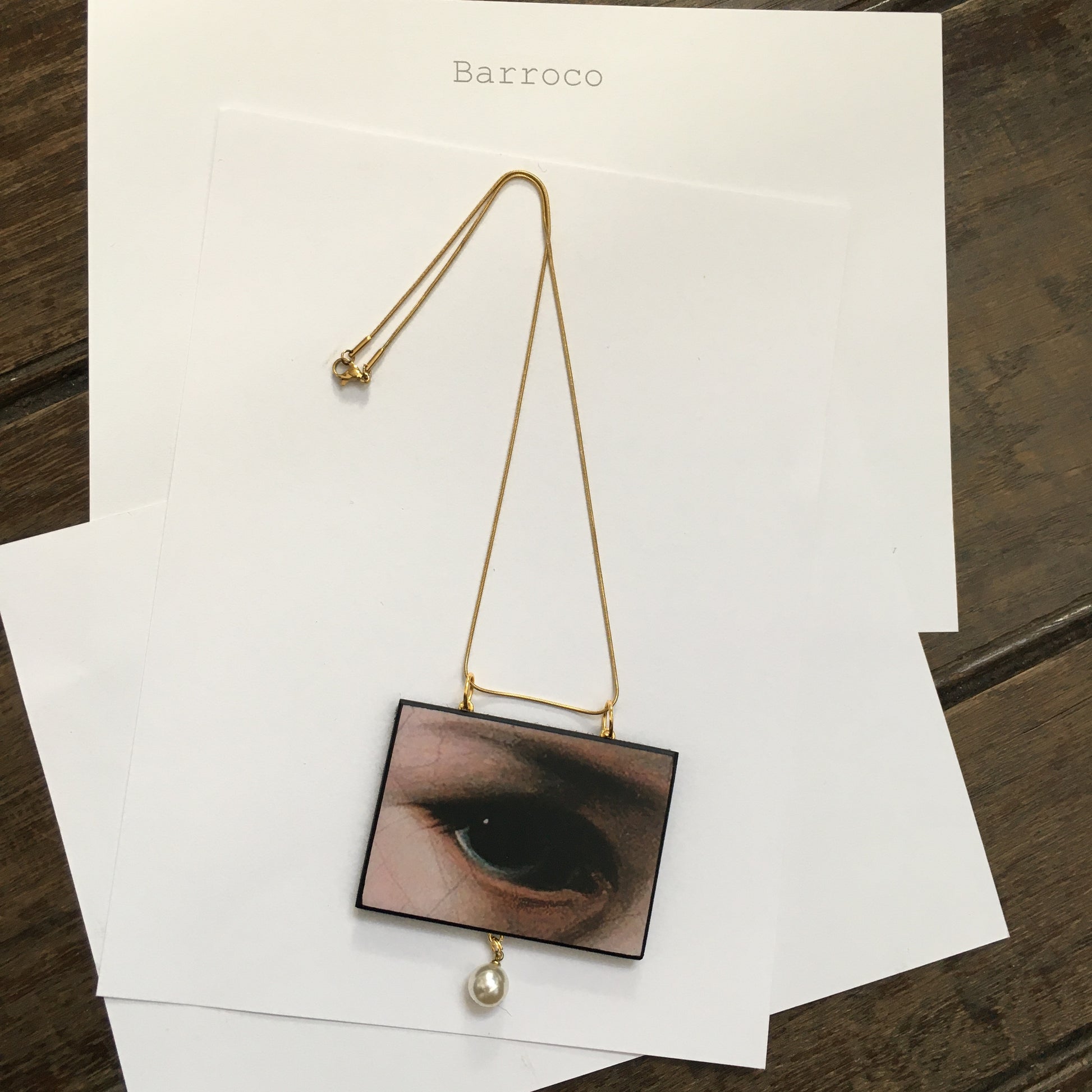 Museum-Inspired Sustainable Jewellery Sets Baroque art jewellery set Obljewellery