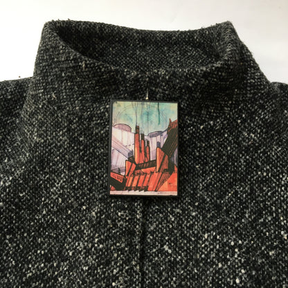 Museum-Inspired Sustainable Brooches Art brooch, Antonio Sant’Elia Obljewellery
